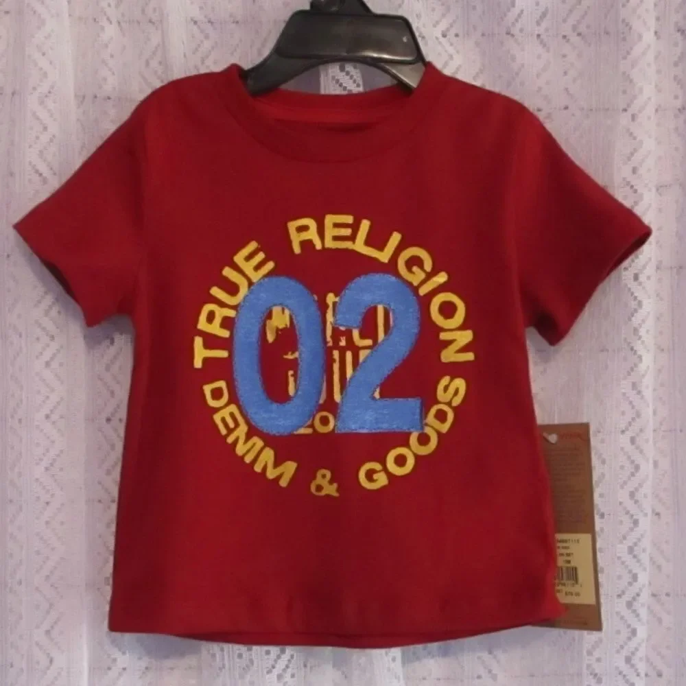 True Religion Red T Shirt Denim Goods 2 Pi…
